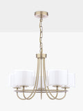 Laura Ashley Southwell 5 arm chandelier antique brass, UK version