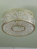 Laura Ashley Tilbrook flush ceiling light champagne 40.5cm - British product