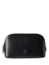 John Lewis By Malene Birger Aya Small Leather Cosmetics Case, Black- Buy online at McGrocer