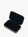 By Malene Birger black jewellery case Signature Flower print, imported from the UK