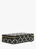 By Malene Birger black jewellery case Signature Flower print, imported from the UK