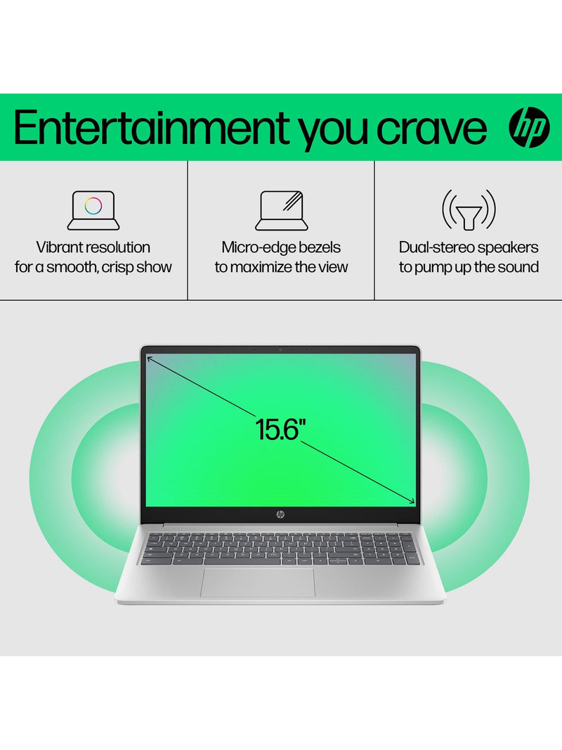 HP Chromebook Intel Core i3 laptop 8GB RAM 256GB storage (British brand)
