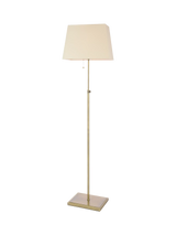 John Lewis Laura Ashley Bartley Floor Lamp, Antique Brass- Buy online at McGrocer