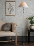 Laura Ashley floor lamp black candlestick design, UK version