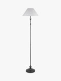 Laura Ashley floor lamp black candlestick design, UK version