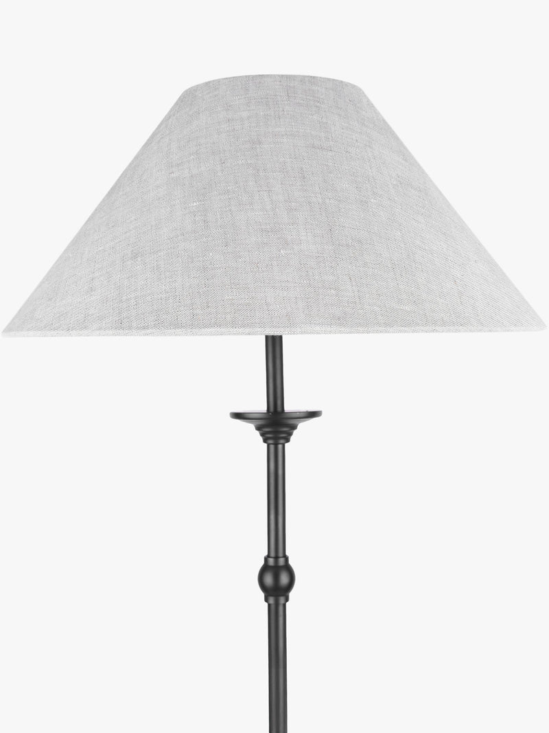 Laura Ashley floor lamp black candlestick design, UK version