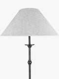 Laura Ashley floor lamp black candlestick design, UK version