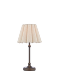 Laura Ashley Holwell table lamp in antique bronze, imported from the UK