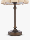 Laura Ashley Holwell table lamp in antique bronze, imported from the UK
