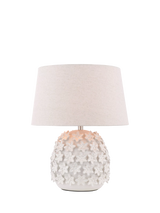 John Lewis Laura Ashley Ingham Floral Ceramic Table Lamp Off White- Buy online at McGrocer