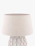 Laura Ashley floral ceramic table lamp off white - British product
