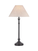 John Lewis Laura Ashley Ludchurch Table Lamp, Black- Buy online at McGrocer