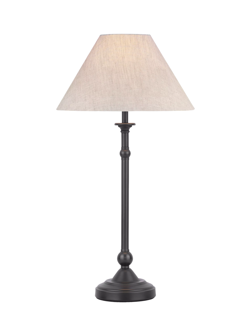 Laura Ashley Ludchurch table lamp black finish (British brand)