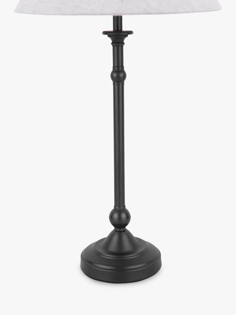 Laura Ashley Ludchurch table lamp black finish (British brand)