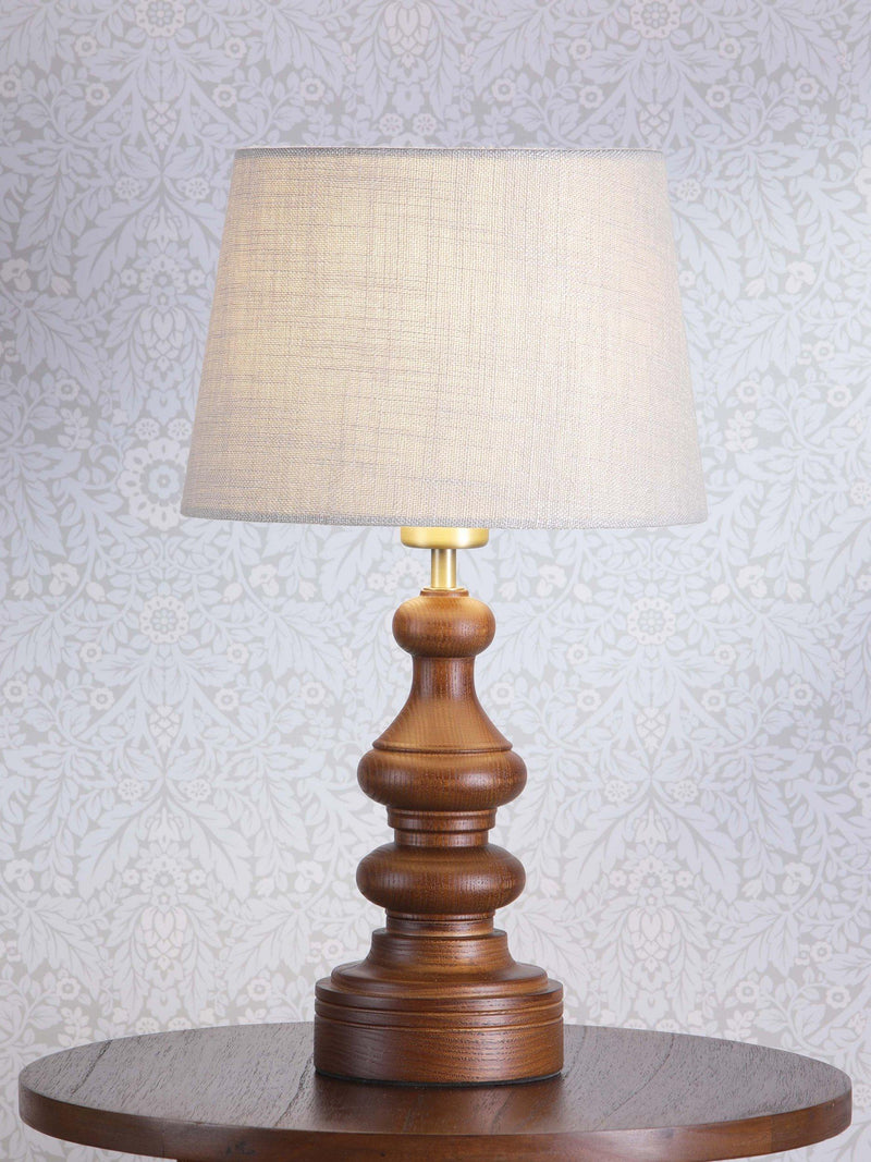 Laura Ashley Millbrook wood table lamp base natural - British product
