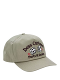 Deus ex Machina Knucklebones cap olive green, UK version