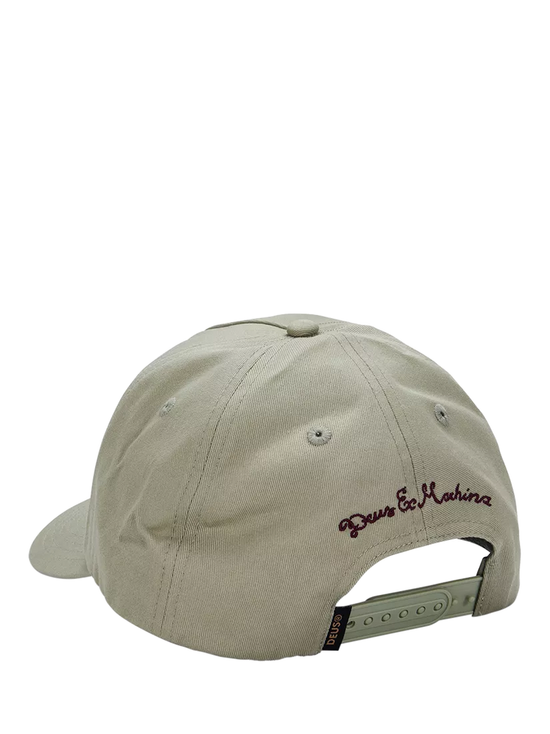 Deus ex Machina Knucklebones cap olive green, UK version