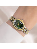 Rotary Heritage Astoria bracelet watch green dial gold tone, UK version