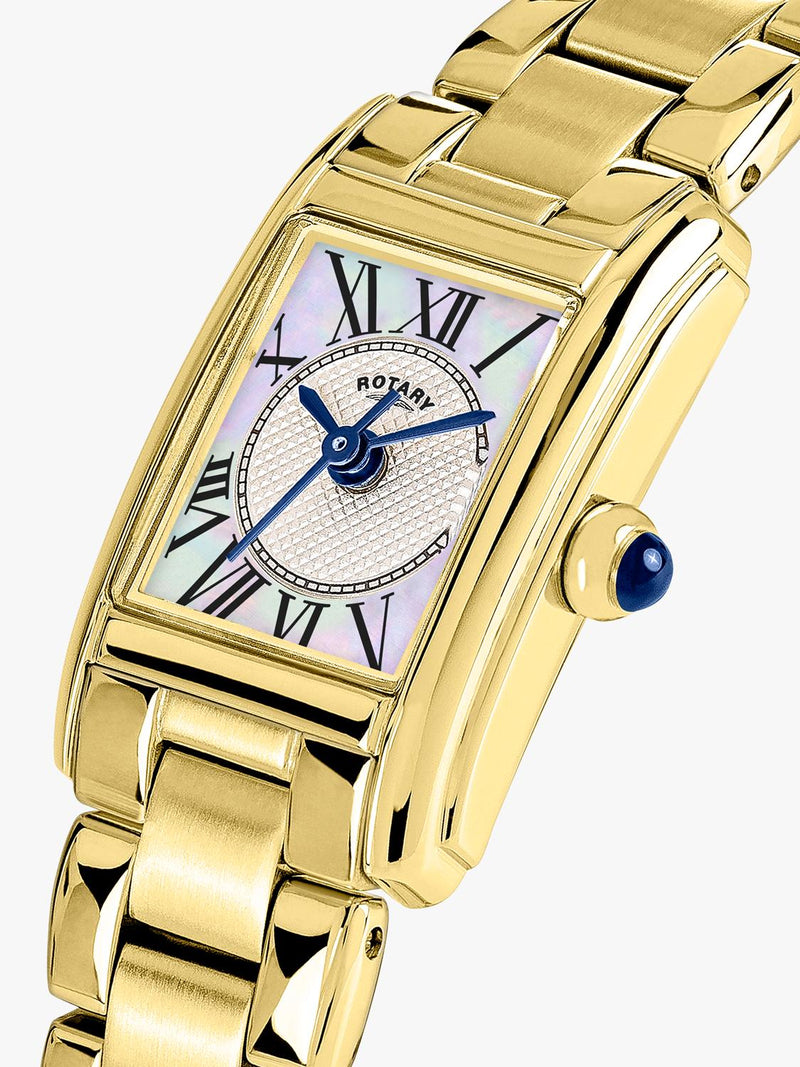 Rotary Heritage Astoria gold bracelet watch, imported from the UK