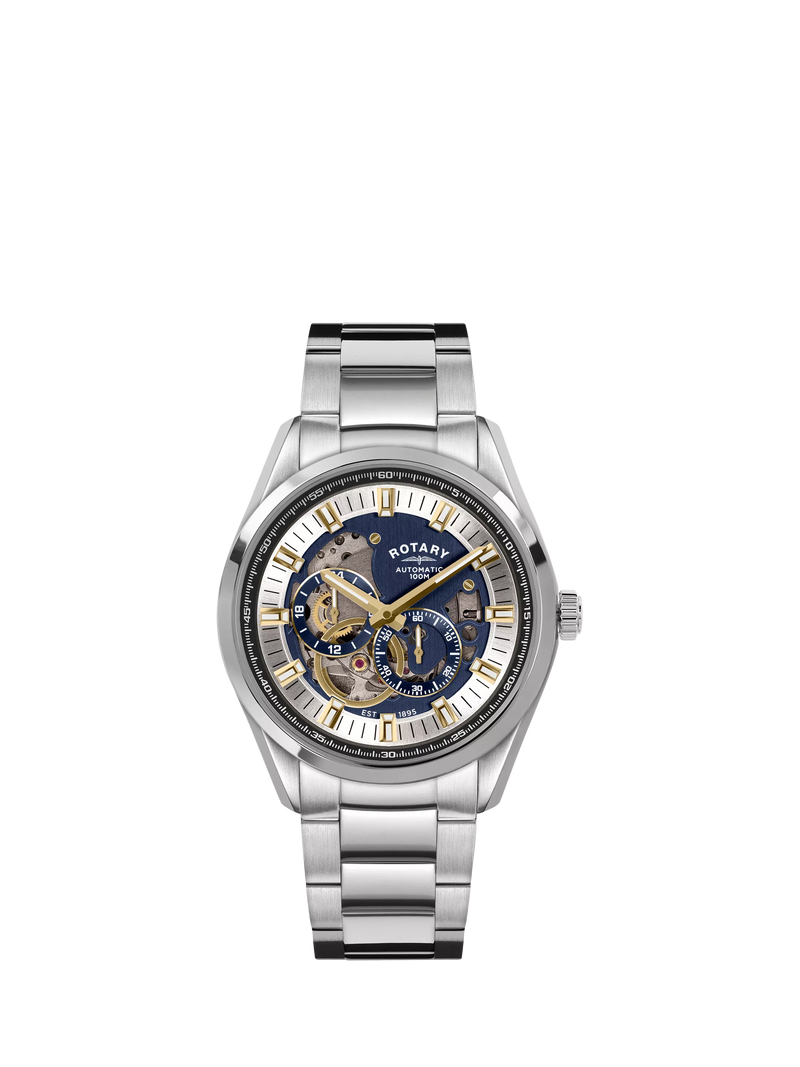 Rotary Seamatic Eclipse automatic watch blue dial, imported from the UK