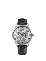 John Lewis Rotary Greenwich Men's Automatic Leather Strap Watch- Buy online at McGrocer
