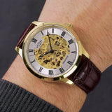 Rotary Greenwich skeleton automatic watch 42mm (British brand)