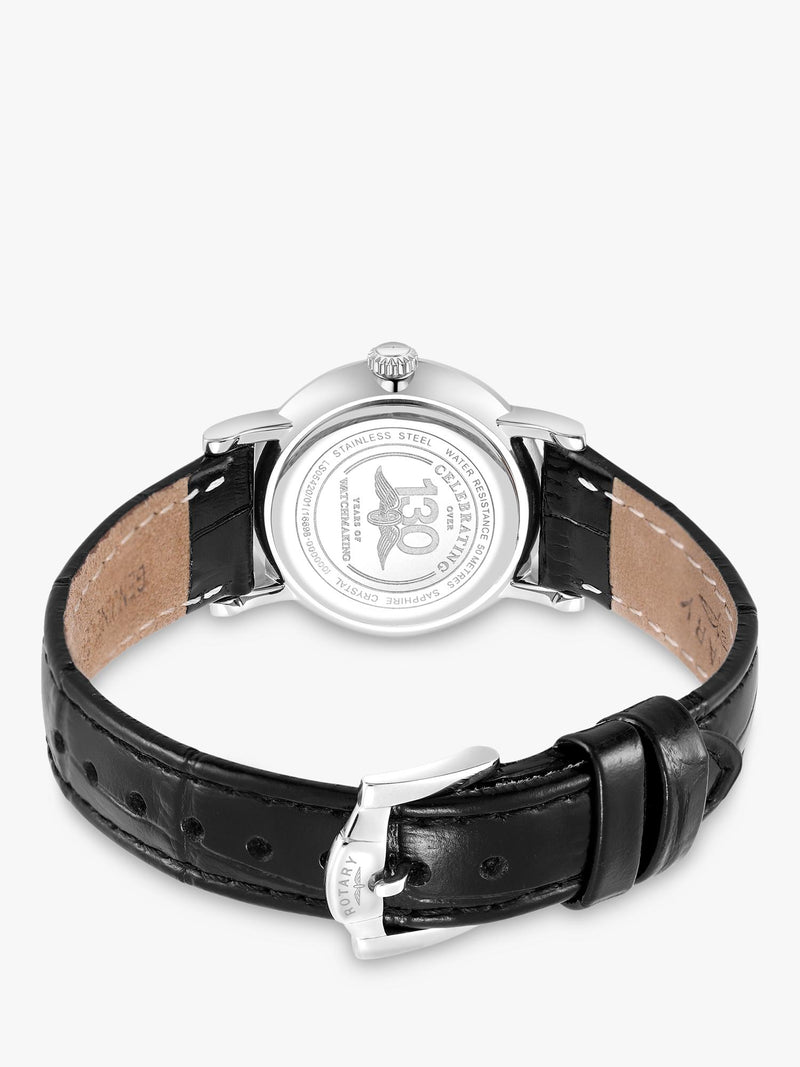 Rotary Heritage women's leather strap watch 27mm (British brand)
