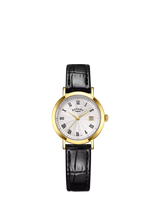 John Lewis Rotary Heritage Women's Leather Strap Watch 27mm- Buy online at McGrocer