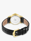 Rotary Heritage women's watch gold PVD case black strap (British brand)