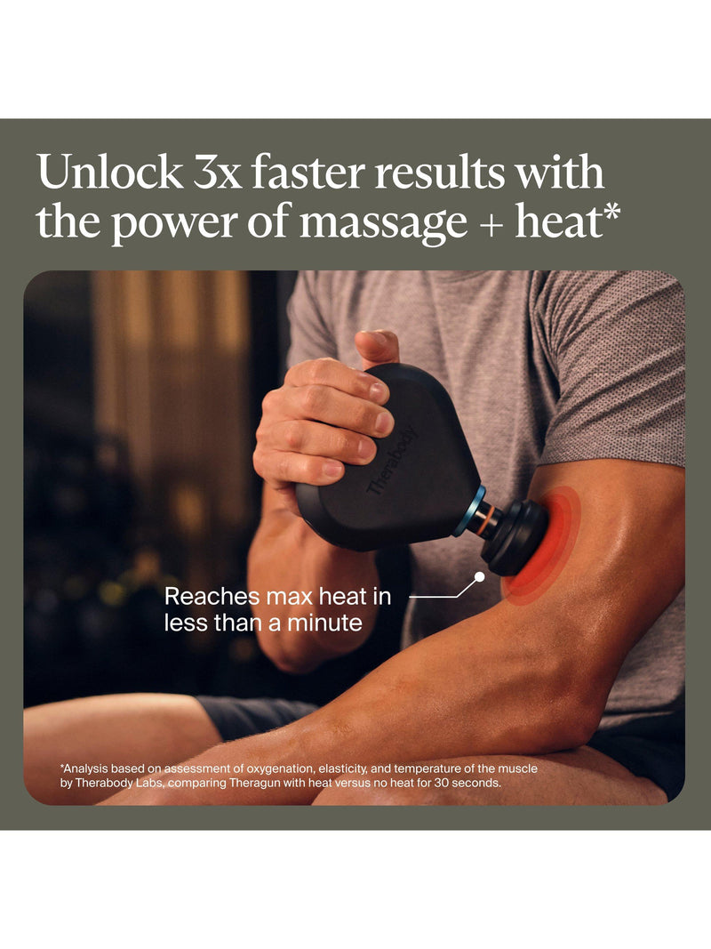 Therabody Theragun Mini Plus portable massage gun with heat - British product