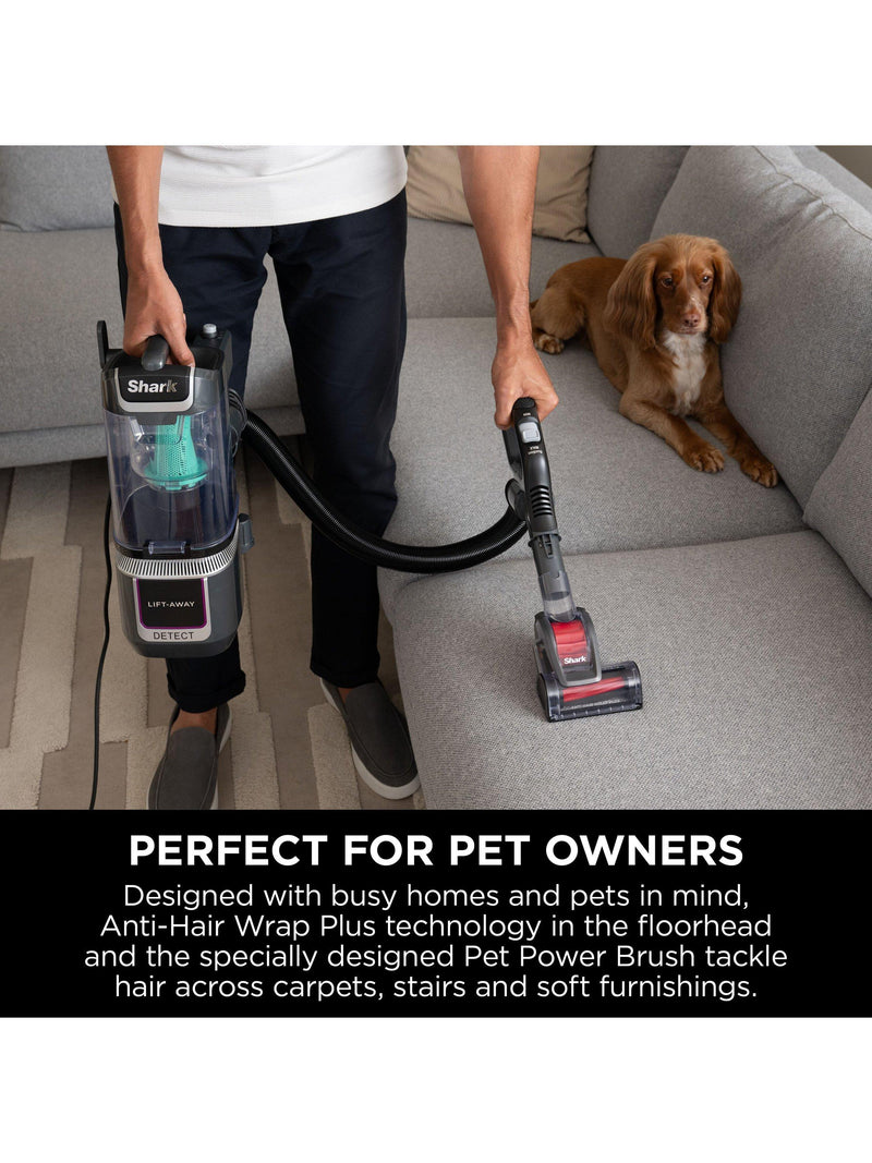 Shark Detect Pet Pro corded upright vacuum cleaner, imported from the UK