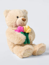 John Lewis John Lewis Lewis Bear with Tulips Soft Toy- Buy online at McGrocer