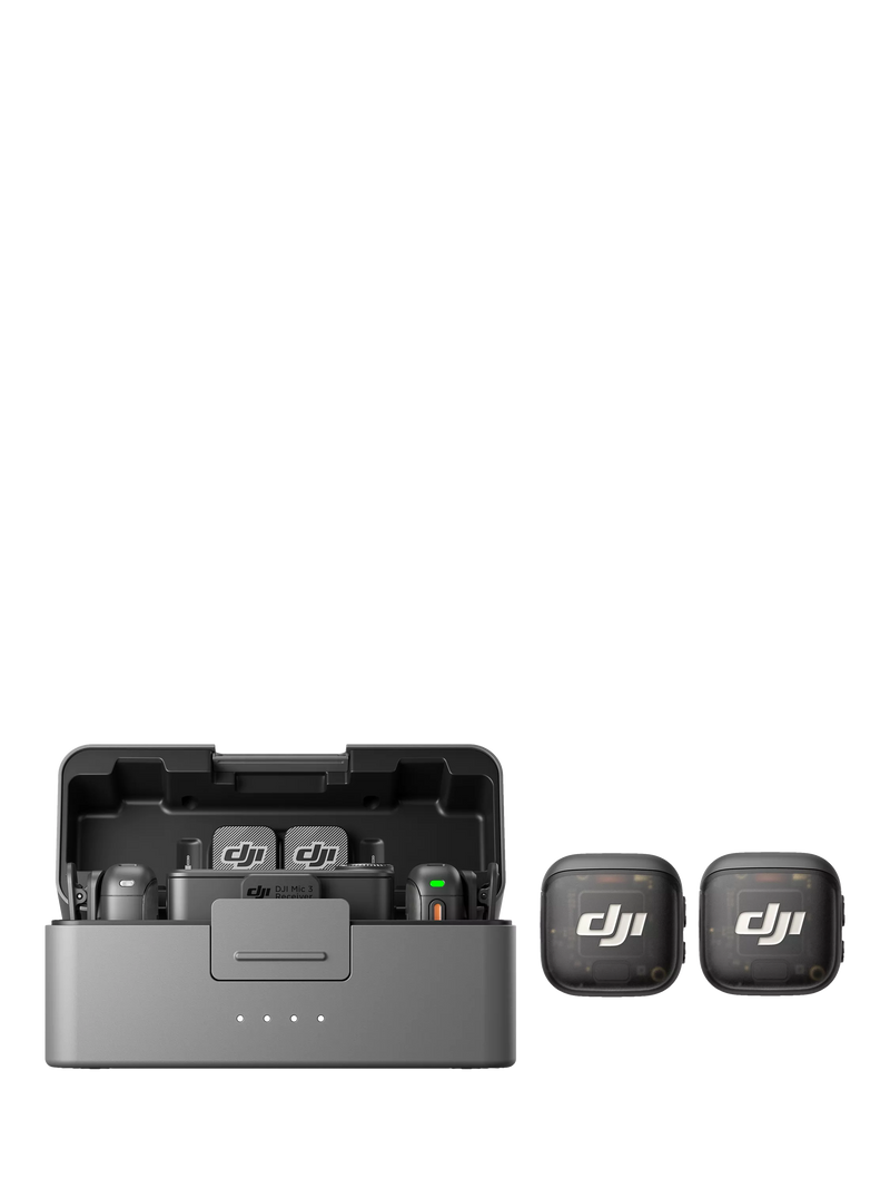 DJI Mic 3 wireless microphone kit with charging case, imported from the UK