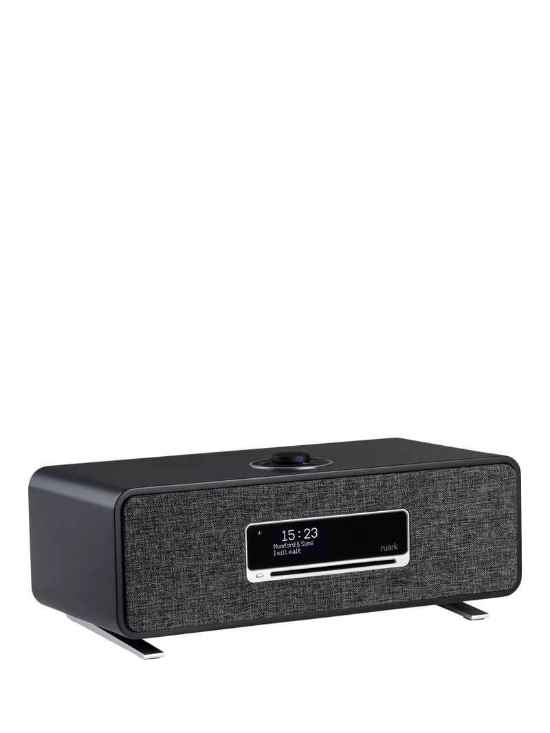 Ruark R3S DAB/DAB+/FM/Internet Radio & CD Bluetooth Wi-Fi Wireless All-In-One Music System, Charcoal