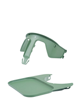 John Lewis KAOS Klapp Safety Rail and Tray for Highchair, Mineral Green- Buy online at McGrocer