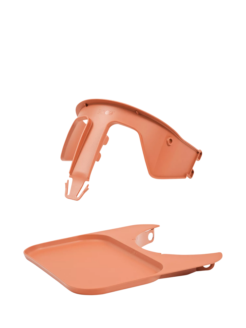 KAOS safety rail and tray terracotta pink, imported from the UK