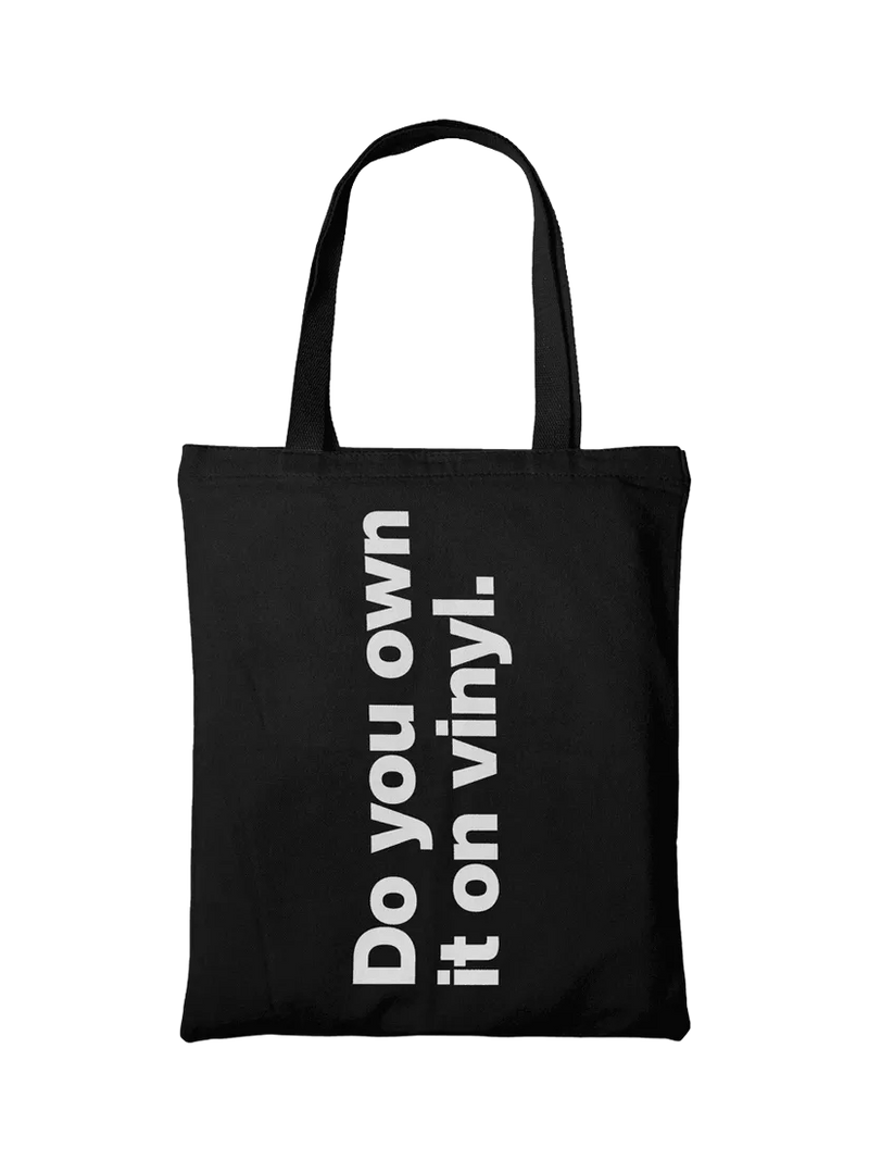 Rough Trade tote bag black/multi, UK version