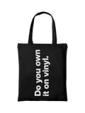 Rough Trade tote bag black/multi, UK version