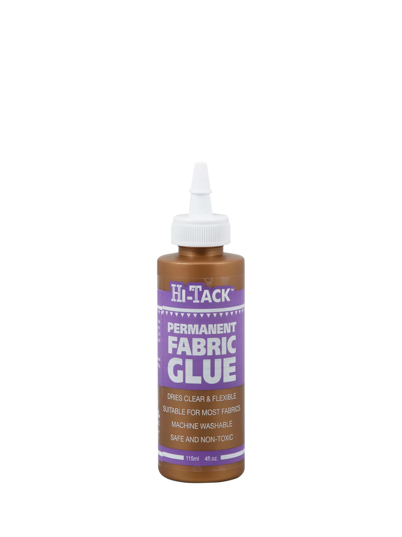 HI TACK permanent fabric glue 115ml, imported from the UK