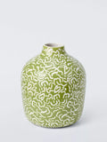 John Lewis Archive stoneware vase green - British product