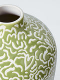 John Lewis Archive stoneware vase green - British product