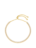Orelia crystal tennis bracelet gold 28cm, UK version