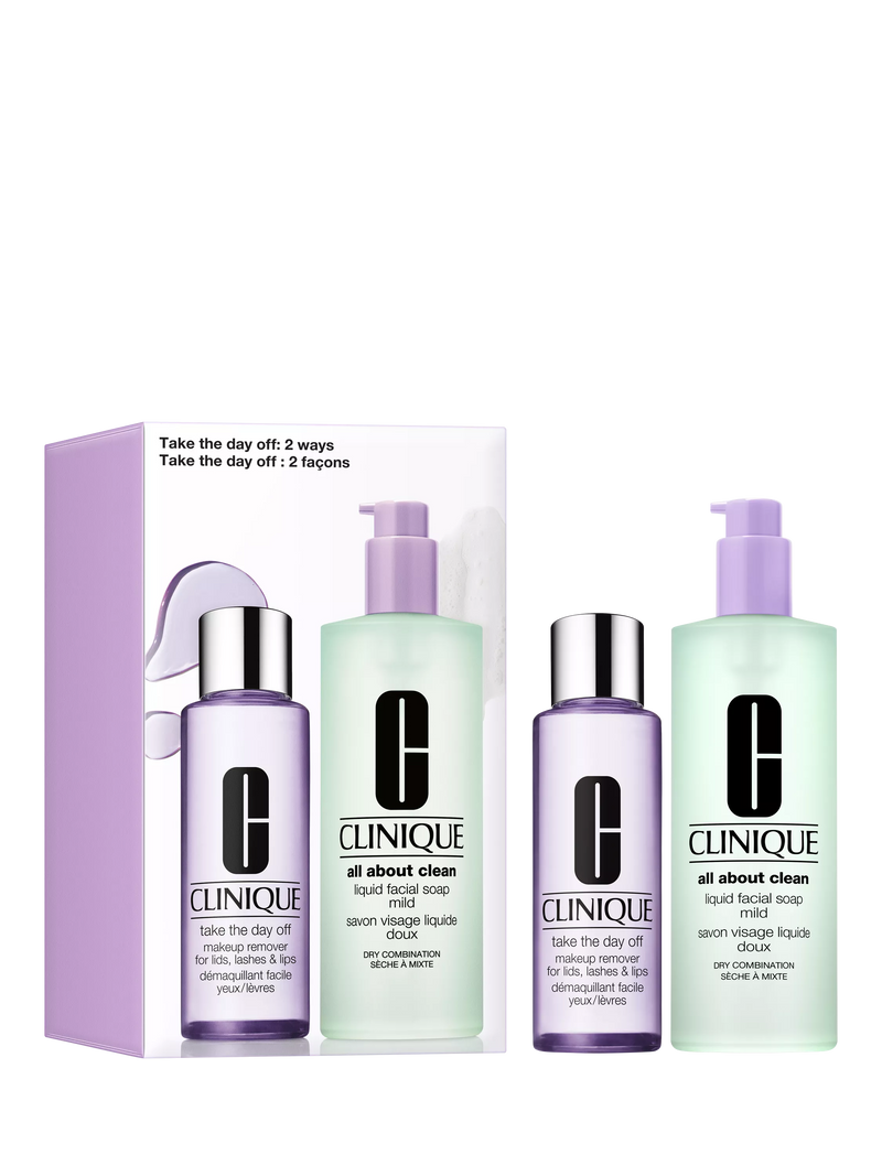 Clinique Take The Day Off skincare gift set, imported from the UK