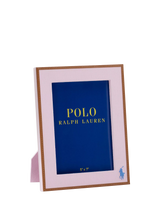 John Lewis Ralph Lauren Polo Icon Photo Frame Pink/Blue 5 x 7 Inches- Buy online at McGrocer