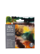 John Lewis Winsor & Newton Rich Earth Watercolours Watercolour Paint Set of 6- Buy online at McGrocer
