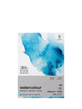 John Lewis Winsor & Newton A3 Watercolour Paper Pad, 12 Sheets- Buy online at McGrocer