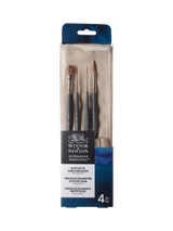 John Lewis Winsor & Newton Professional Watercolour Synthetic Brushes Set of 4- Buy online at McGrocer