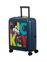 John Lewis American Tourister Dashpop Disney Expandable Mickey Mouse Suitcase, Navy/Multi, 47L- Buy online at McGrocer