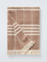 John Lewis John Lewis Herringbone Woven Wool Throw 190 x 140cm- Buy online at McGrocer