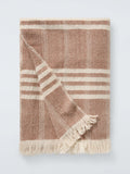John Lewis herringbone woven wool throw 190x140cm, imported from the UK